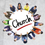 Multiethnic Group of People and Church Concepts